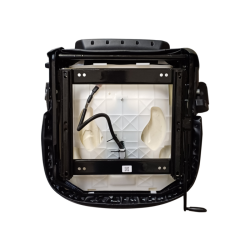 SEDILE IN ECOPELLE NERO PER CARRELLI ELEVATORI