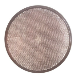 Catarifrangente bianco Ø 80 mm con vite M5