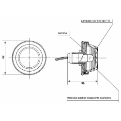 FANALE FRECCIA LATERALE