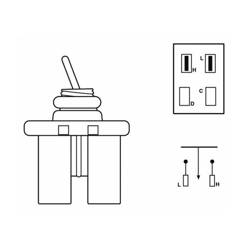 INTERRUTTORE A LEVA ON-OFF