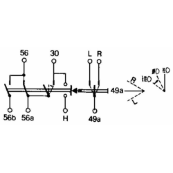 DEVIOGUIDA COMANDO LUCI FISSAGGIO CRUSCOTTO