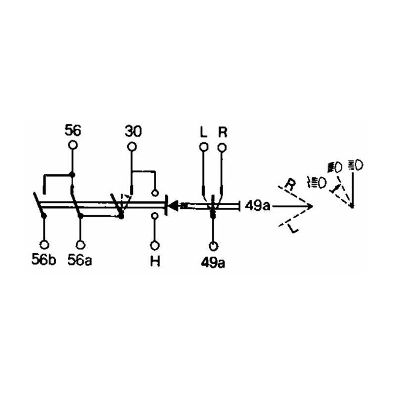 DEVIOGUIDA COMANDO LUCI FISSAGGIO CRUSCOTTO