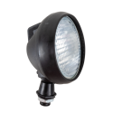 Faro da lavoro rotondo alogeno Ø 118 mm in gomma anti-urto e con interruttore ON/OFF