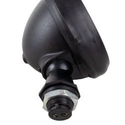 Faro da lavoro rotondo alogeno Ø 118 mm in gomma anti-urto e con interruttore ON/OFF