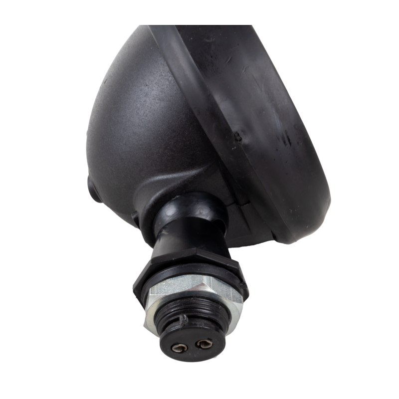 Faro da lavoro rotondo alogeno Ø 118 mm in gomma anti-urto e con interruttore ON/OFF