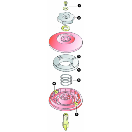 BOCCOLA IN OTTONE X TESTINA