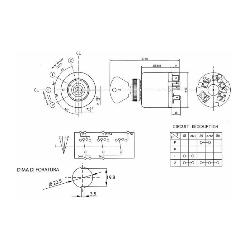 QUADRO AVVIAMENTO CON PRERISCALDO