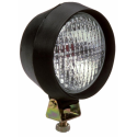 Faro da lavoro rotondo alogeno Ø 124 mm in gomma anti-urto