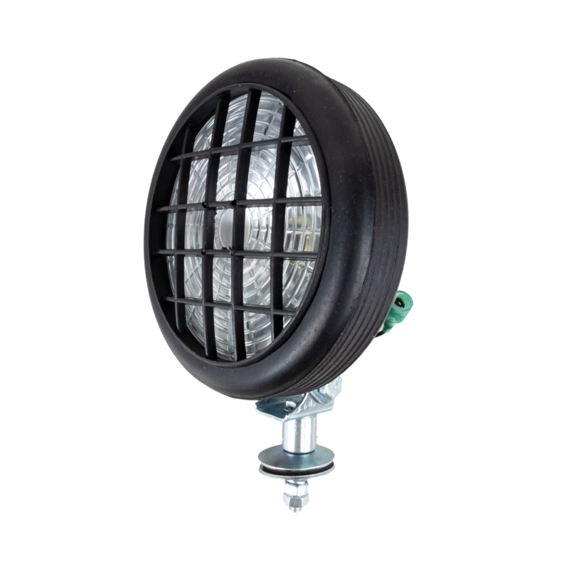 Faro da lavoro rotondo Ø 170 mm con interruttore ON/OFF, maniglia e griglia di protezione