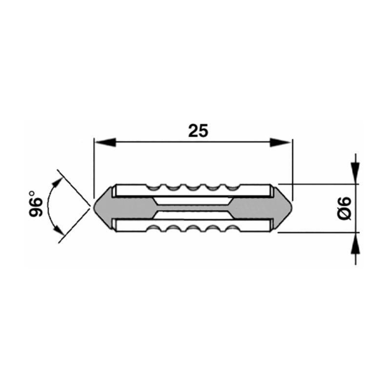 FUSIBILE A SILURO 25 A