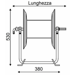 AVVOLGITUBO CON BASE 100 M