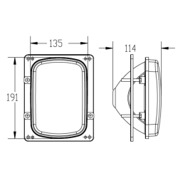 PROIETTORE 191X135MM