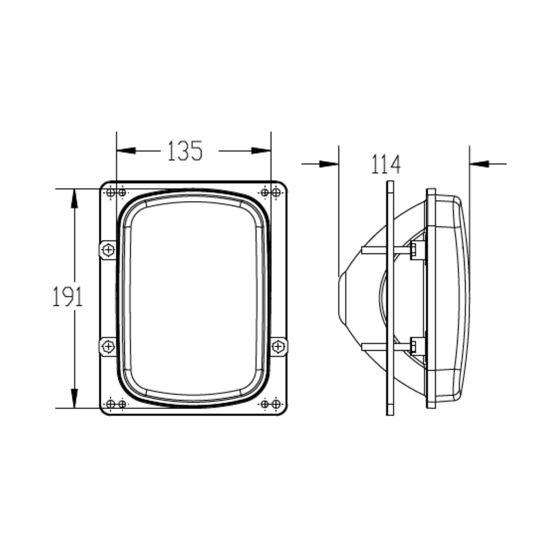 PROIETTORE 191X135MM