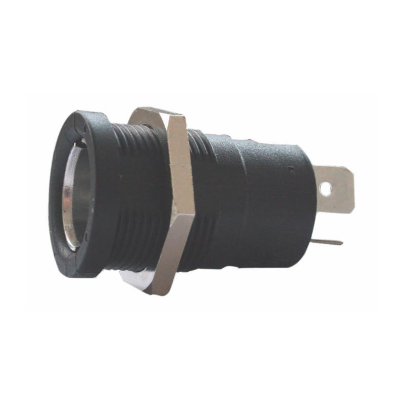 Presa bipolare 12-24V in plastica.