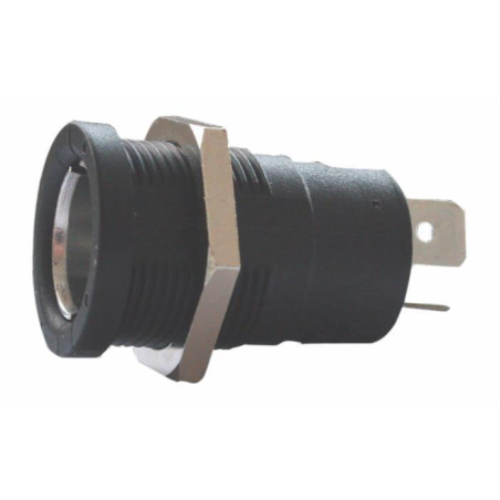 Presa bipolare 12-24V in plastica.