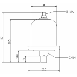 PRESSOSTATO PER STRUMENTO PRESSIONE OLIO MOTORE
