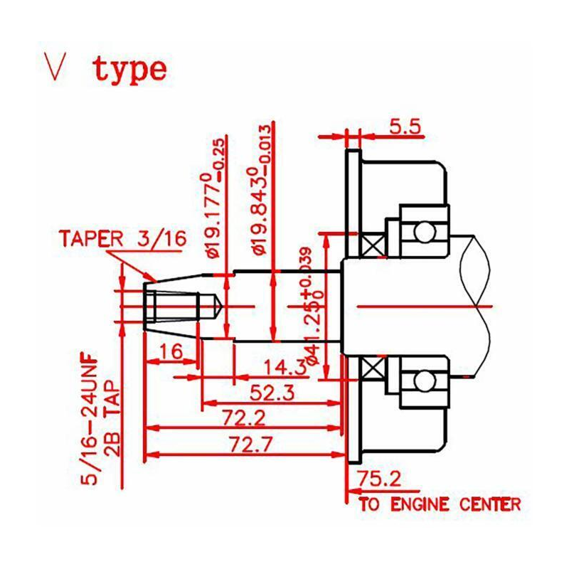 Motore a 4 tempi OHV 196cc. 6,5hp