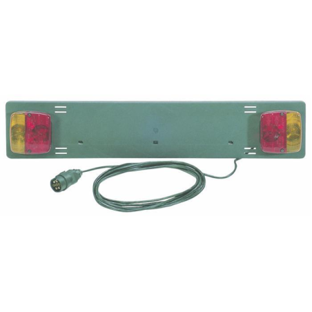 Barra fissa 750 mm con fanali posteriori 12V alogeni