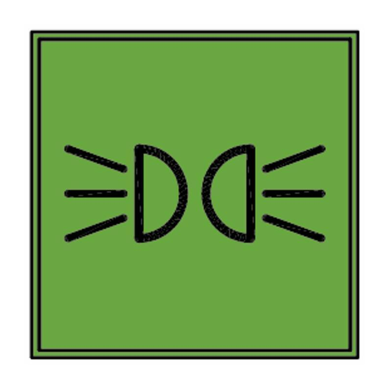 SPIA VERDE LUCE DI POSIZIONE