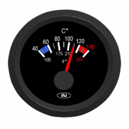 INDICATORE TEMPERATURA ACQUA 24V