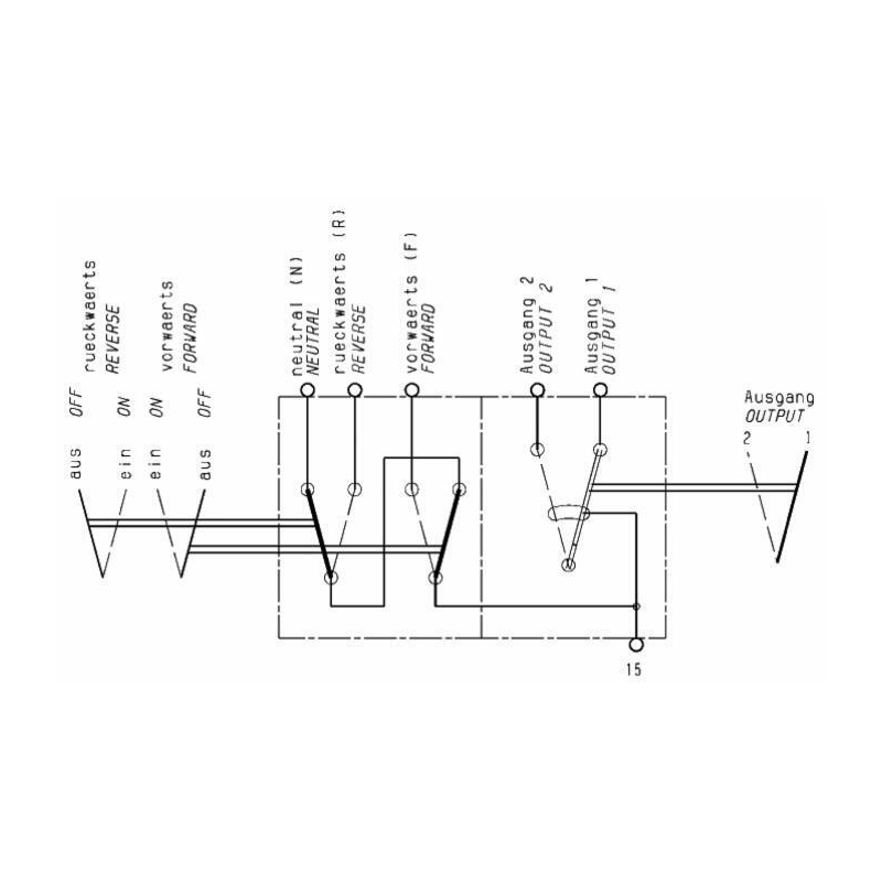 DEVIO MARCE SINISTRO, 2 VELOCITA' FRONTE E RETRO