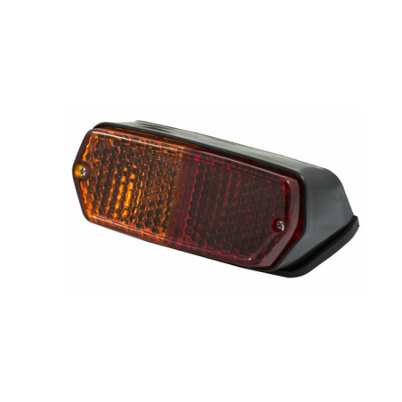 Fanale posteriore alogeno sx 146,2x93x64 mm, interasse di foratura 60 mm.