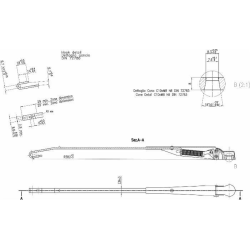 BRACCIO TERGICRISTALLO 382 mm