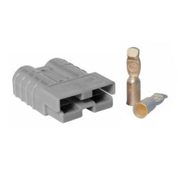 CONNETTORE BIPOLARE GRIGIO 50A 36V 13,5 MM²