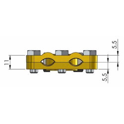 MORSETTO BATTERIA DOPPIO POSITIVO