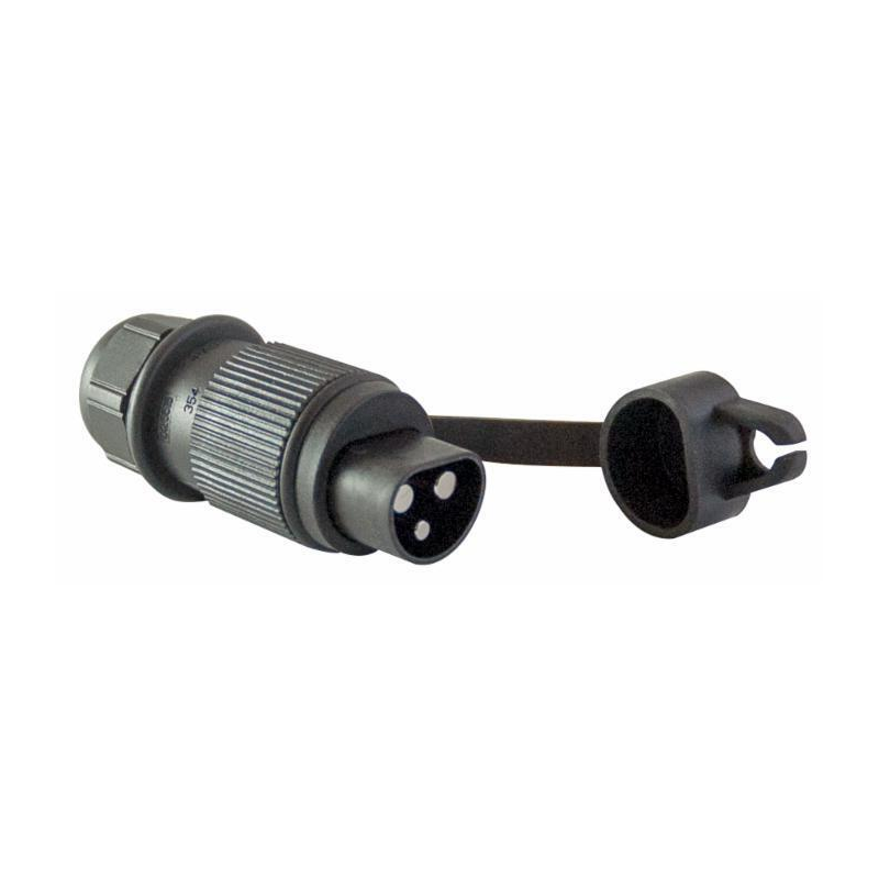 Spina 3 poli 12-24V in plastica