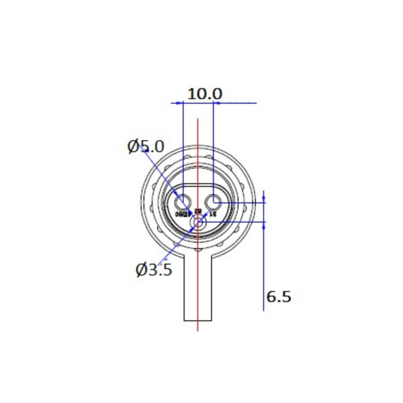 Spina 3 poli 12-24V in plastica
