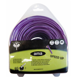 Monofilo seghettato a sezione quadrata per decespugliatori 3,30X37