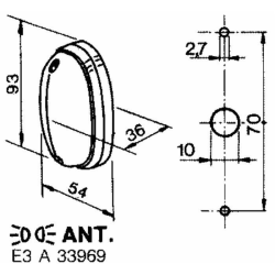 FANALE ANTER.POSIZIONE BIANCO