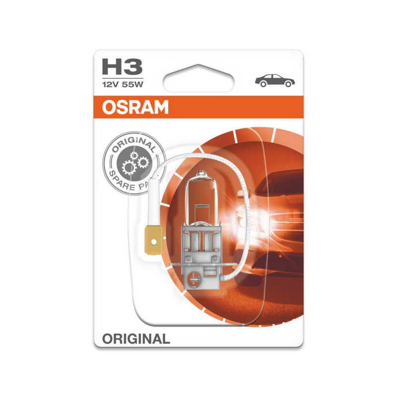 Lampadina alogena H3 12V 55W PK22s