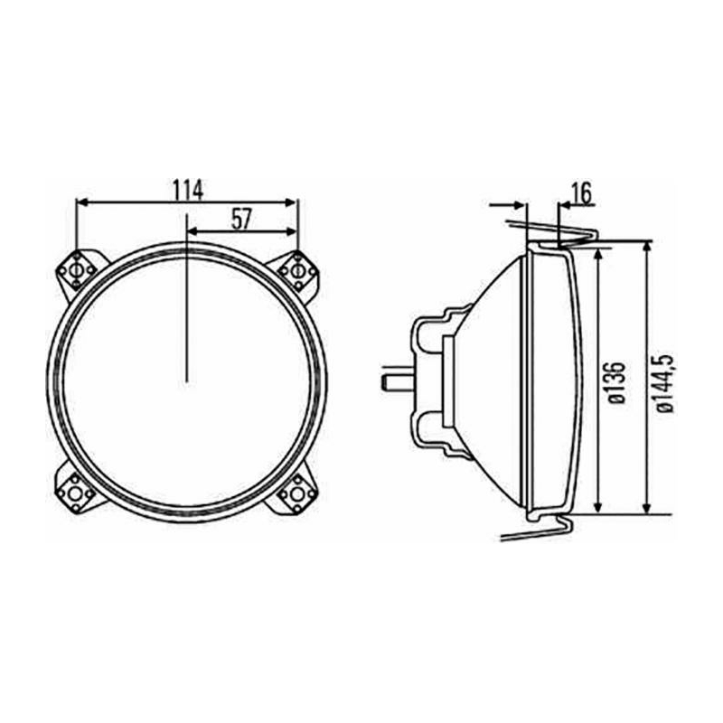 GRUPPO OTTICO DA INCASSO