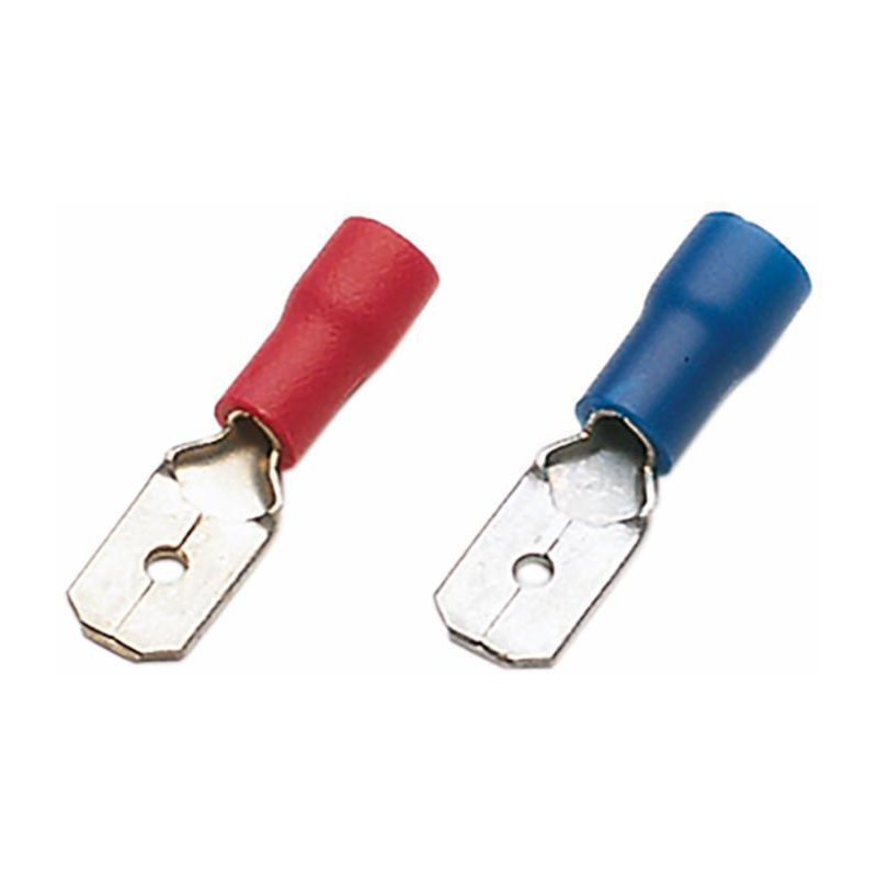 Terminale maschio rosso 6,35x0,8 mm