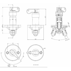 Interruttore staccabatteria a molla