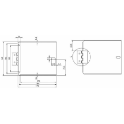 PORTATARGA CON CERNIERA