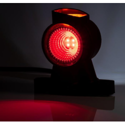 Luce di ingombro dx a LED 12-36 V con luce anteriore laterale e posteriore