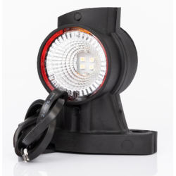 Luce di ingombro dx a LED 12-36 V con luce anteriore laterale e posteriore