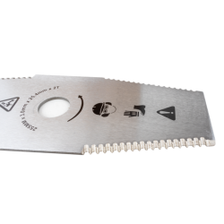 DISCO 2 DENTI ACCIAIO Ø255-3 SEGHETTATO