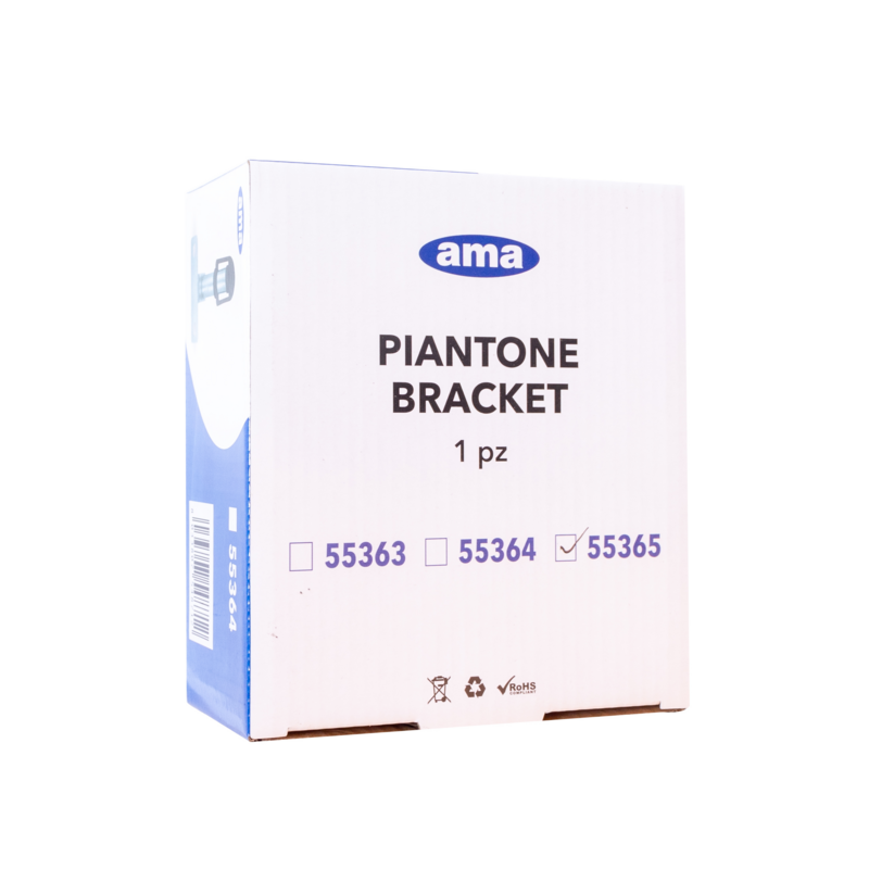 Piantone supporto girofaro con staffa a L