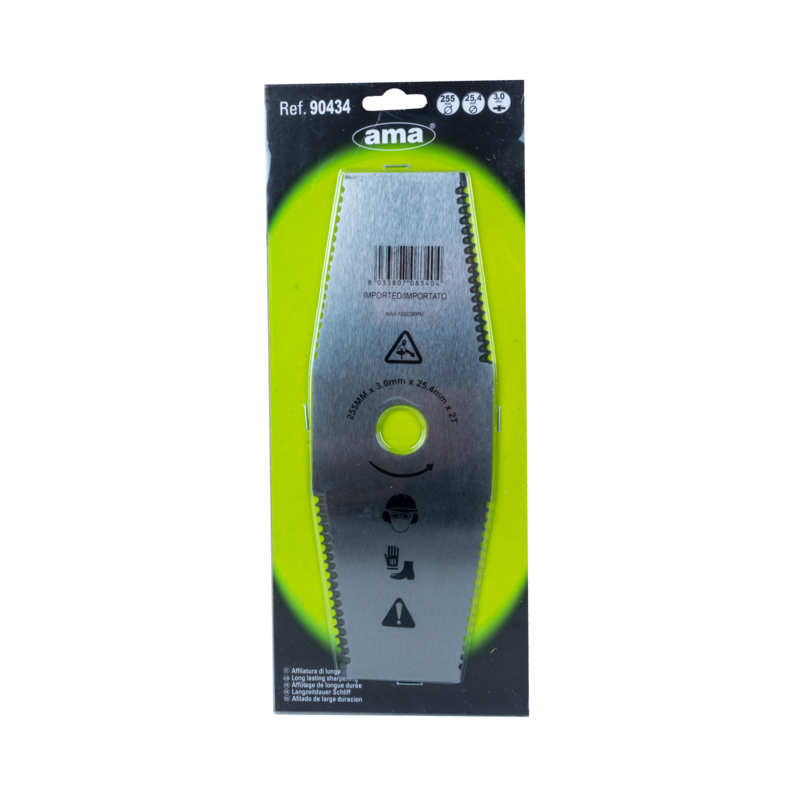 DISCO 2 DENTI ACCIAIO Ø255-3 SEGHETTATO