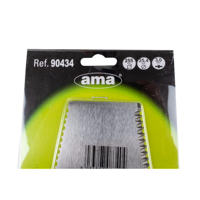 DISCO 2 DENTI ACCIAIO Ø255-3 SEGHETTATO