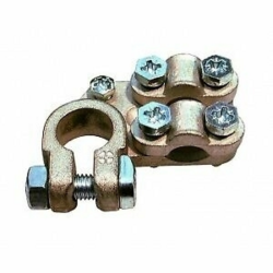 MORSETTO BATTERIA NEGATIVO PESANTE A DOPPIA PIASTRINA