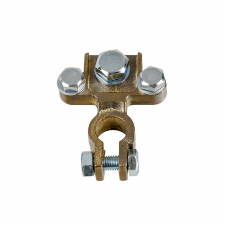 MORSETTO BATTERIA POSITIVO PESANTE CON VITI Ø 8/10/8