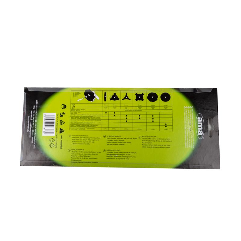 DISCO 2 DENTI ACCIAIO Ø255-3 SEGHETTATO