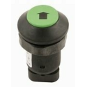 Interruttore a pulsante PNEUTRON verde, simbolo freccia nera - sollevare/abbassare