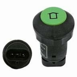 Interruttore a pulsante PNEUTRON verde, simbolo freccia verde - sollevare/abbassare