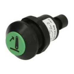 Interruttore a pulsante PNEUTRON verde, simbolo sollevatore alzato parte sx